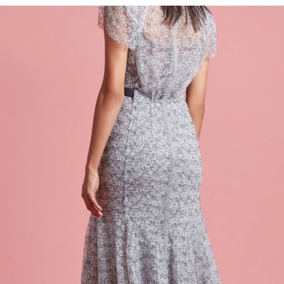 Byron Lars Chantilly Lace Mermaid Dress - Picture 2 of 2